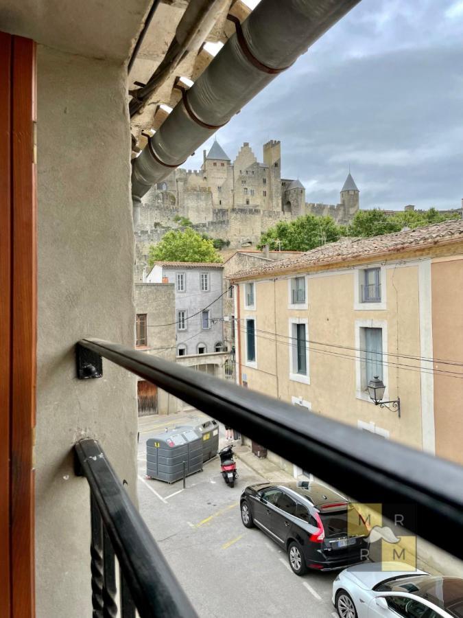 Le Donjon - Vue Cite Pied Cite Medievale Neuf 카르카손 외부 사진